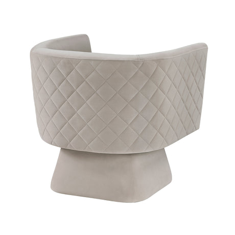 Candace Taupe Swivel Chair by Homelegance at Eve Furniture