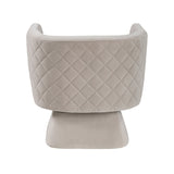 Candace Taupe Swivel Chair by Homelegance at Eve Furniture