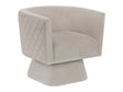 Candace Taupe Swivel Chair by Homelegance at Eve Furniture