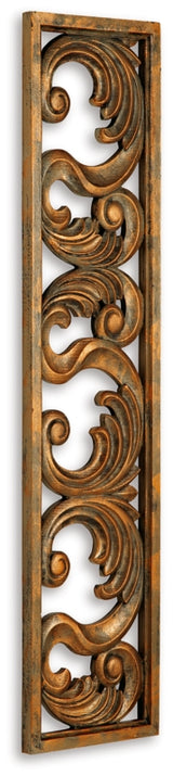 Candelario Natural Wall Decor by Ashley at Eve Furniture