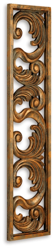Candelario Natural Wall Decor by Ashley at Eve Furniture