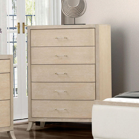Candra Natural Oak Chest by Furniture of America at Eve Furniture