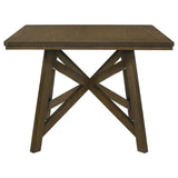 Canfield Brown Square Counter Height Dining Table by Coaster at Eve Furniture