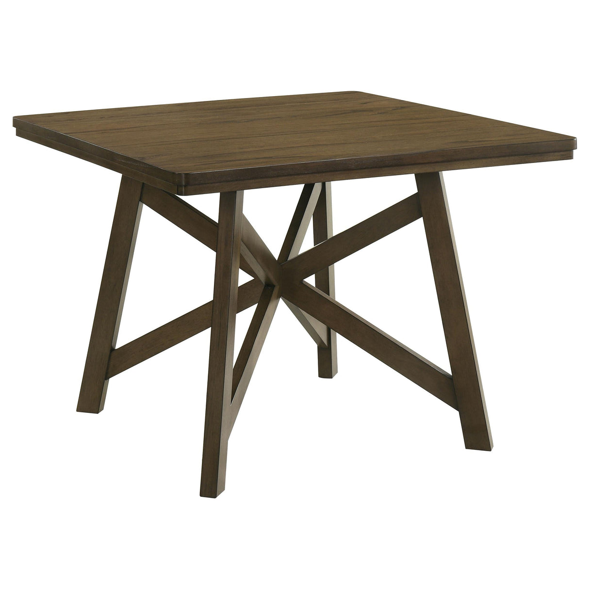Canfield Brown Square Counter Height Dining Table by Coaster at Eve Furniture