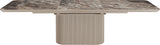 Cannon Minerals/Taupe Double Extension Dining Table by Modus Furniture at Eve Furniture