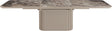 Cannon Minerals/Taupe Double Extension Dining Table by Modus Furniture at Eve Furniture