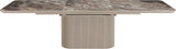 Cannon Minerals/Taupe Double Extension Dining Table by Modus Furniture at Eve Furniture