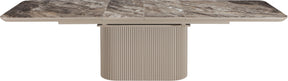 Cannon Minerals/Taupe Double Extension Dining Table by Modus Furniture at Eve Furniture