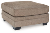 Cannonbrook Nutmeg Oversized Accent Ottoman