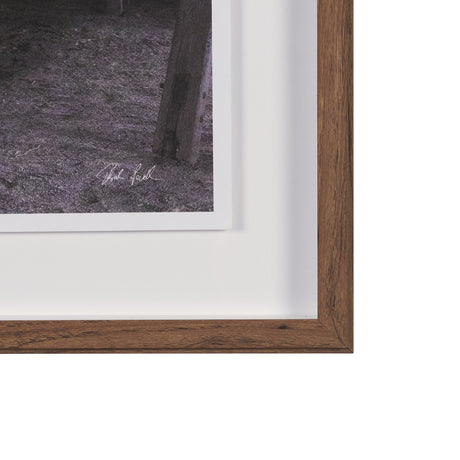 Canoe Barn by Deborah Revell Hand Embelished Framed Art Print Matted under Glass by Mercana at Eve Furniture
