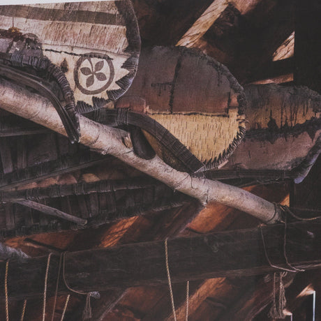 Canoe Barn by Deborah Revell Hand Embelished Framed Art Print Matted under Glass by Mercana at Eve Furniture