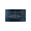 Canoe Blueprint by Fiona H a Hand Embellished Textured Canvas by Mercana at Eve Furniture
