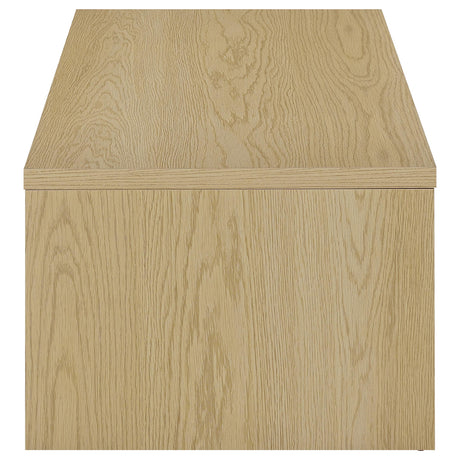 Canoga Light Oak 3-Piece Lift Top Cocktail Coffee Table Set by Coaster at Eve Furniture