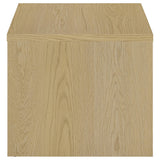 Canoga Light Oak Engineered Wood Accent Side End Table by Coaster at Eve Furniture