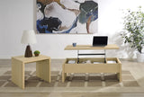 Canoga Light Oak Engineered Wood Lift Top Coffee Table by Coaster at Eve Furniture