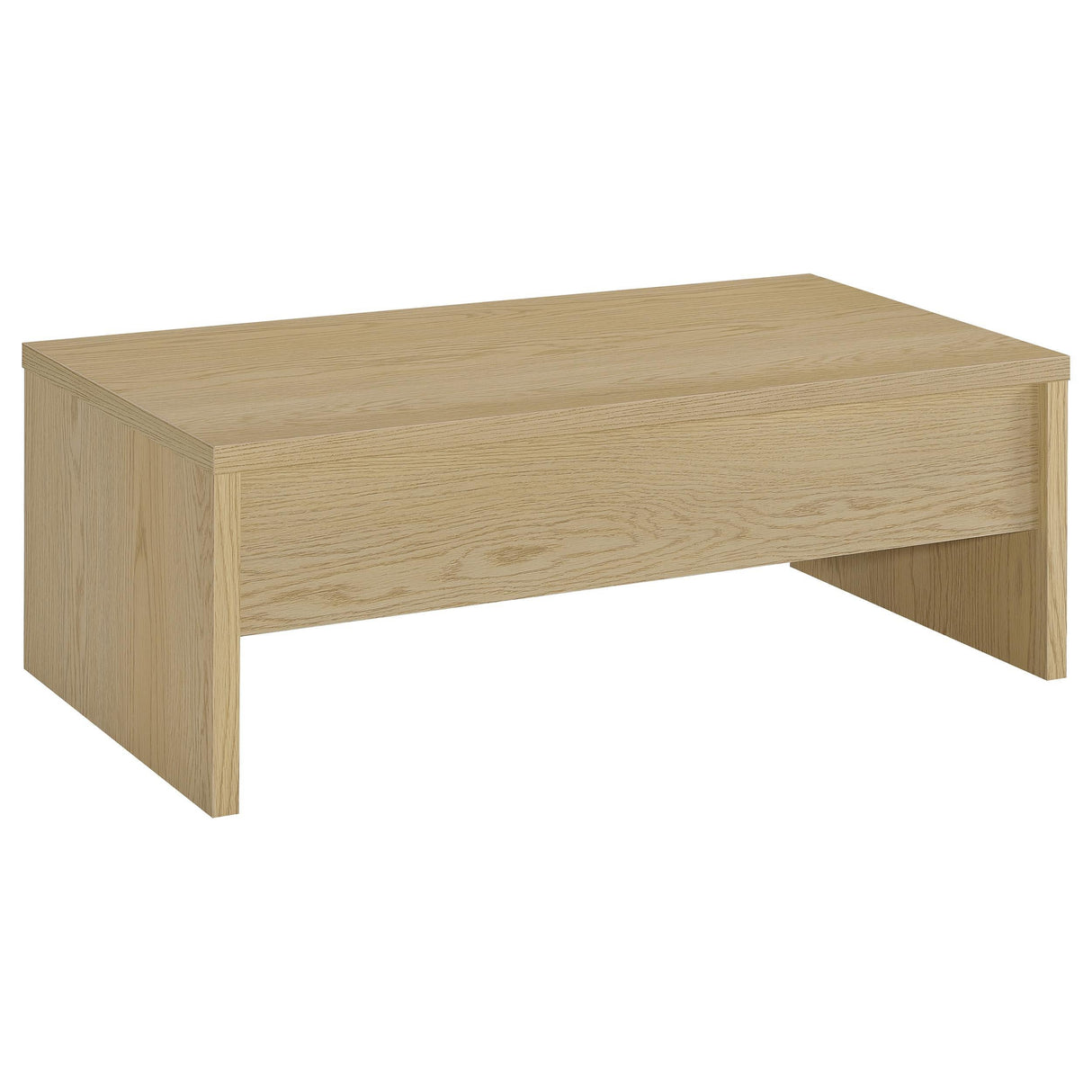 Canoga Light Oak Engineered Wood Lift Top Coffee Table by Coaster at Eve Furniture