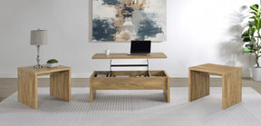 Canoga Mango 3-Piece Lift Top Cocktail Coffee Table Set by Coaster at Eve Furniture
