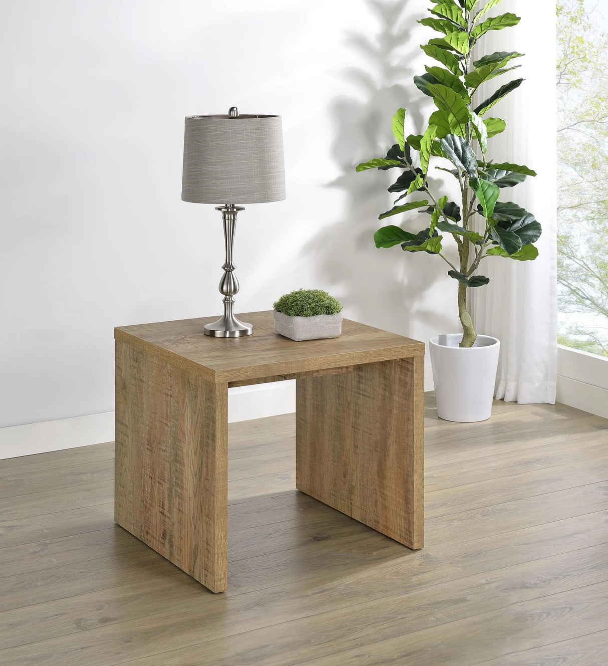 Canoga Mango Engineered Wood Accent Side End Table by Coaster at Eve Furniture