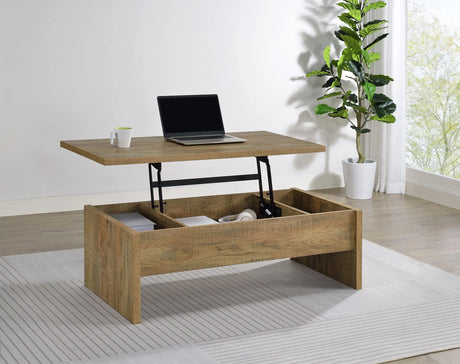Canoga Mango Engineered Wood Lift Top Cocktail Coffee Table by Coaster at Eve Furniture