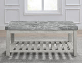 Canova Gray Marble Coffee Table