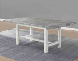 Canova Gray Marble Top Dining Room Set by Steve Silver at Eve Furniture