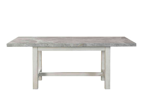 Canova Gray Marble Top Dining Room Set by Steve Silver at Eve Furniture
