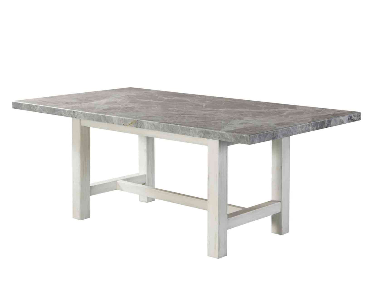 Canova Gray Marble Top Dining Room Set by Steve Silver at Eve Furniture