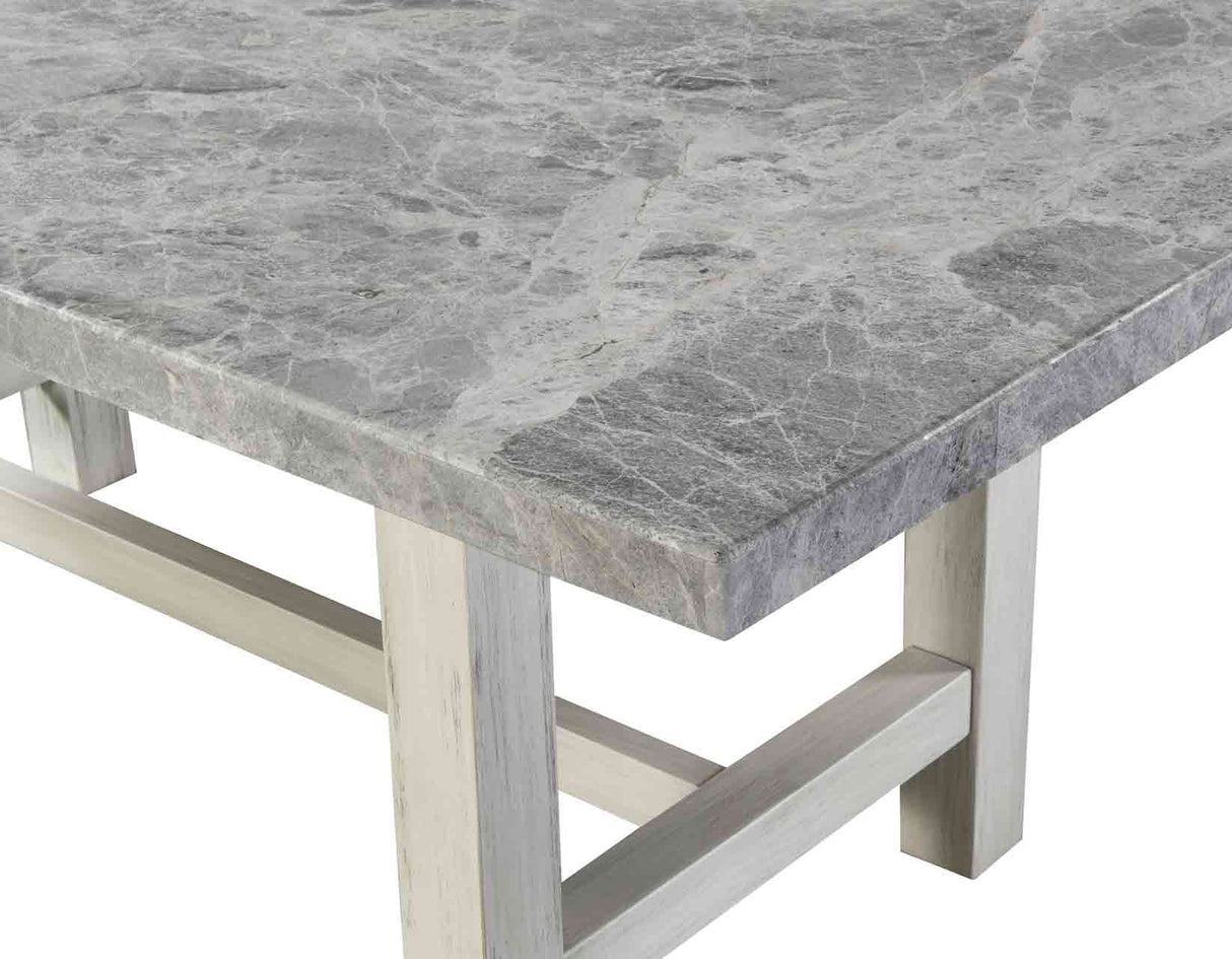 Canova Gray Marble Top Dining Room Set by Steve Silver at Eve Furniture