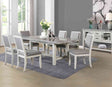Canova Gray Marble Top Dining Room Set by Steve Silver at Eve Furniture