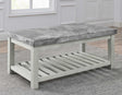 Canova Gray Marble Coffee Table by Steve Silver at Eve Furniture