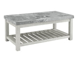 Canova Gray Marble Coffee Table by Steve Silver at Eve Furniture