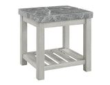 Canova Gray Marble Top End Table by Steve Silver at Eve Furniture