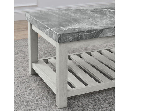 Canova Gray Marble Top End Table by Steve Silver at Eve Furniture