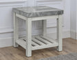 Canova Gray Marble Top End Table by Steve Silver at Eve Furniture
