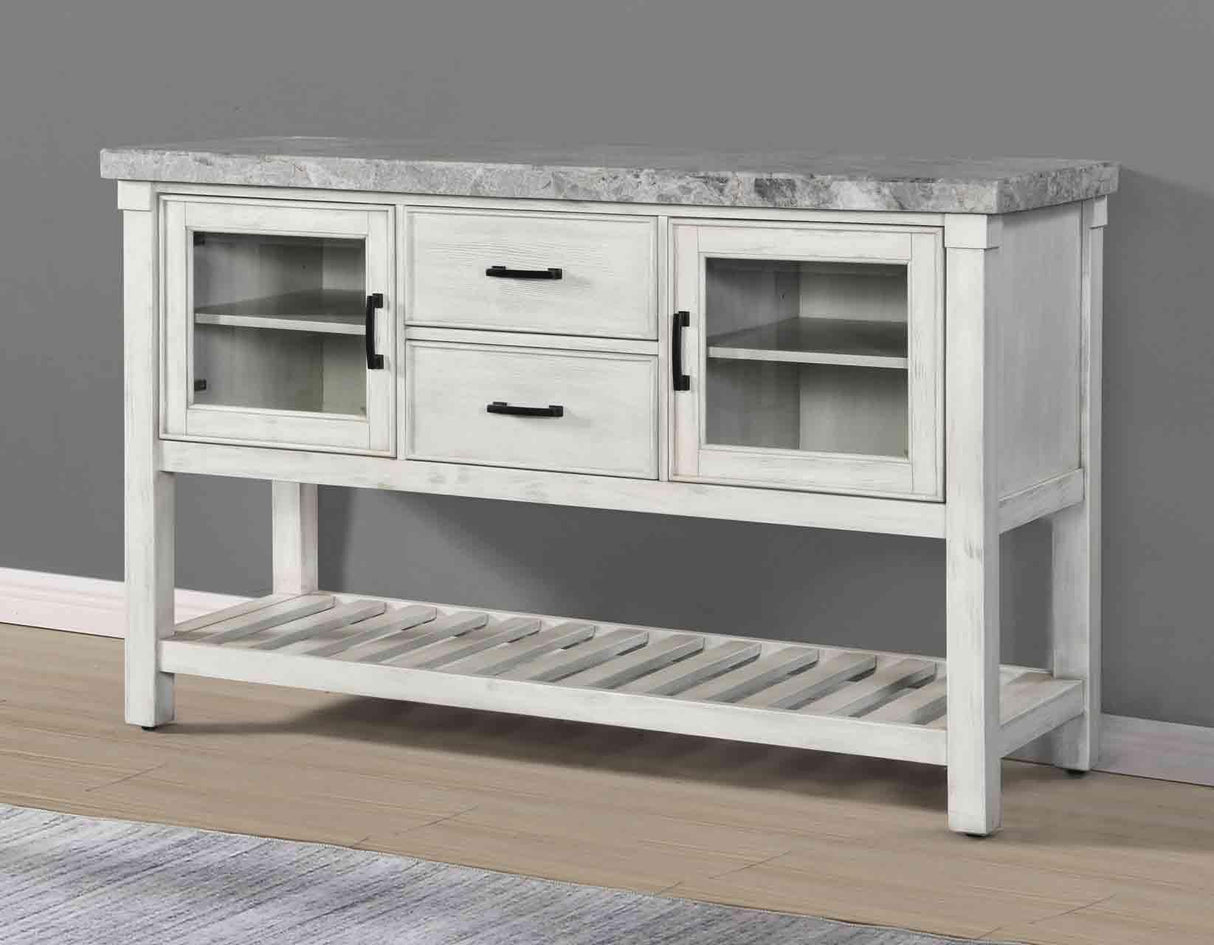 Canova Gray Marble Top Server by Steve Silver at Eve Furniture