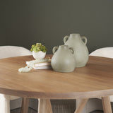 Cantara Small Sage Green Ceramic Milk Jug w/ Handles by Mercana at Eve Furniture
