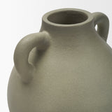 Cantara Small Sage Green Ceramic Milk Jug w/ Handles by Mercana at Eve Furniture