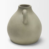 Cantara Small Sage Green Ceramic Milk Jug w/ Handles by Mercana at Eve Furniture