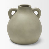 Cantara Small Sage Green Ceramic Milk Jug w/ Handles by Mercana at Eve Furniture
