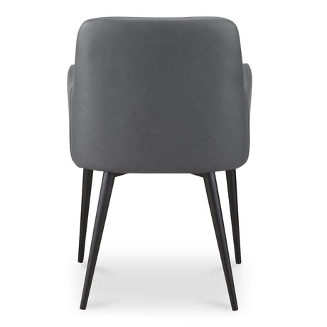Cantata Slate Vegan Leather Dining Chair (Set of 2) by MOES at Eve Furniture