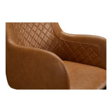 Cantata Tawny Vegan Leather Dining Chair (Set of 2) by MOES at Eve Furniture