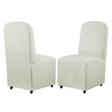 Canterbury Seaside Cabbage Rose Green/White Dining Chair by Furniture of America at Eve Furniture