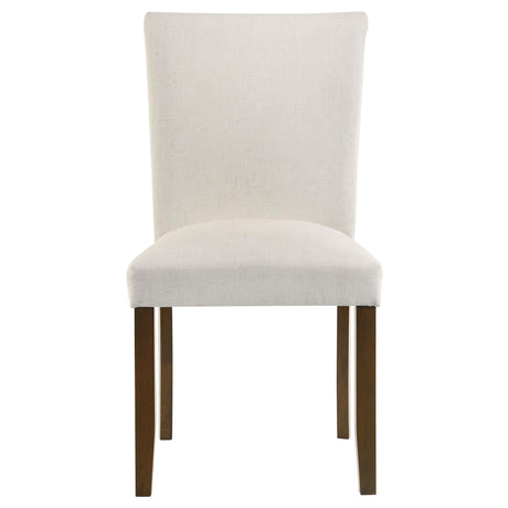 Cantley Beige Upholstered Dining Side Chair, Set of 2 by Coaster at Eve Furniture