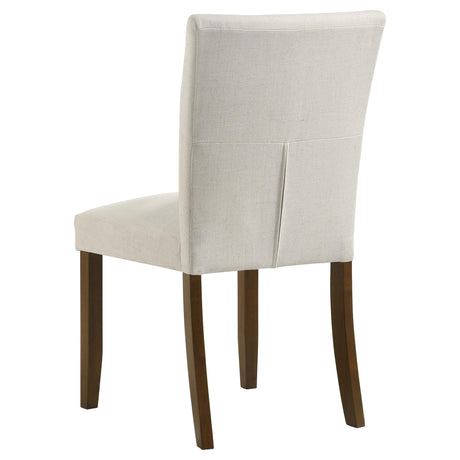 Cantley Beige Upholstered Dining Side Chair, Set of 2 by Coaster at Eve Furniture