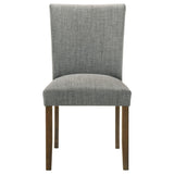 Cantley Upholstered Dining Side Chair Grey (Set of 2) by Coaster at Eve Furniture