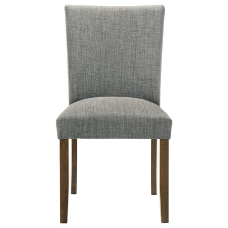 Cantley Upholstered Dining Side Chair Grey (Set of 2) by Coaster at Eve Furniture