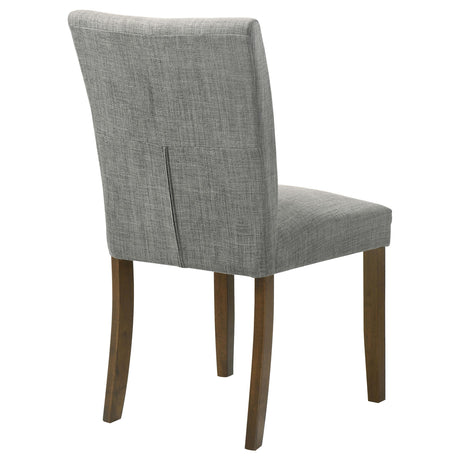 Cantley Upholstered Dining Side Chair Grey (Set of 2) by Coaster at Eve Furniture