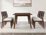 Canton 5-Piece 72″ Side Chair Dining Set