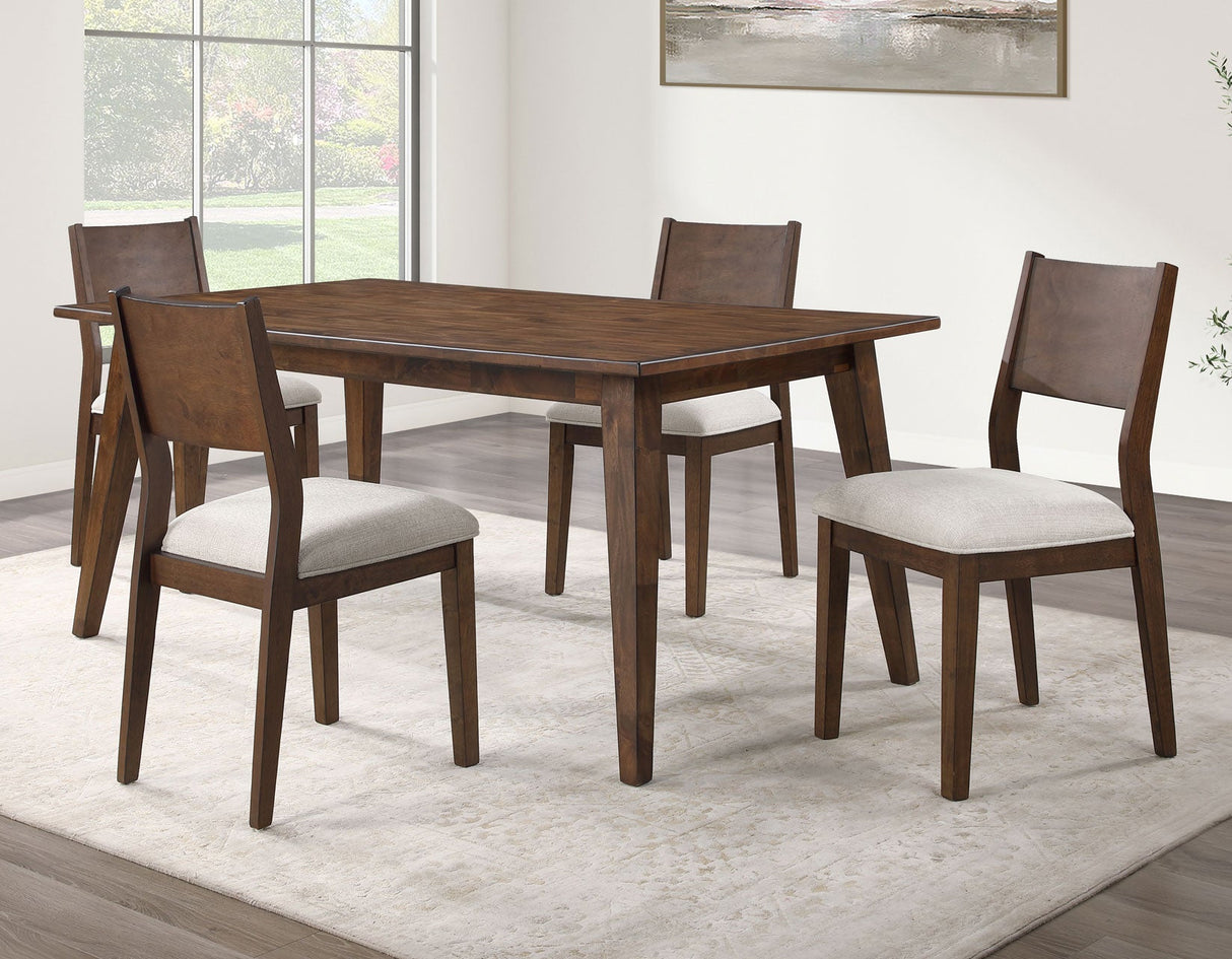 Canton 5-Piece 72″ Side Chair Dining Set