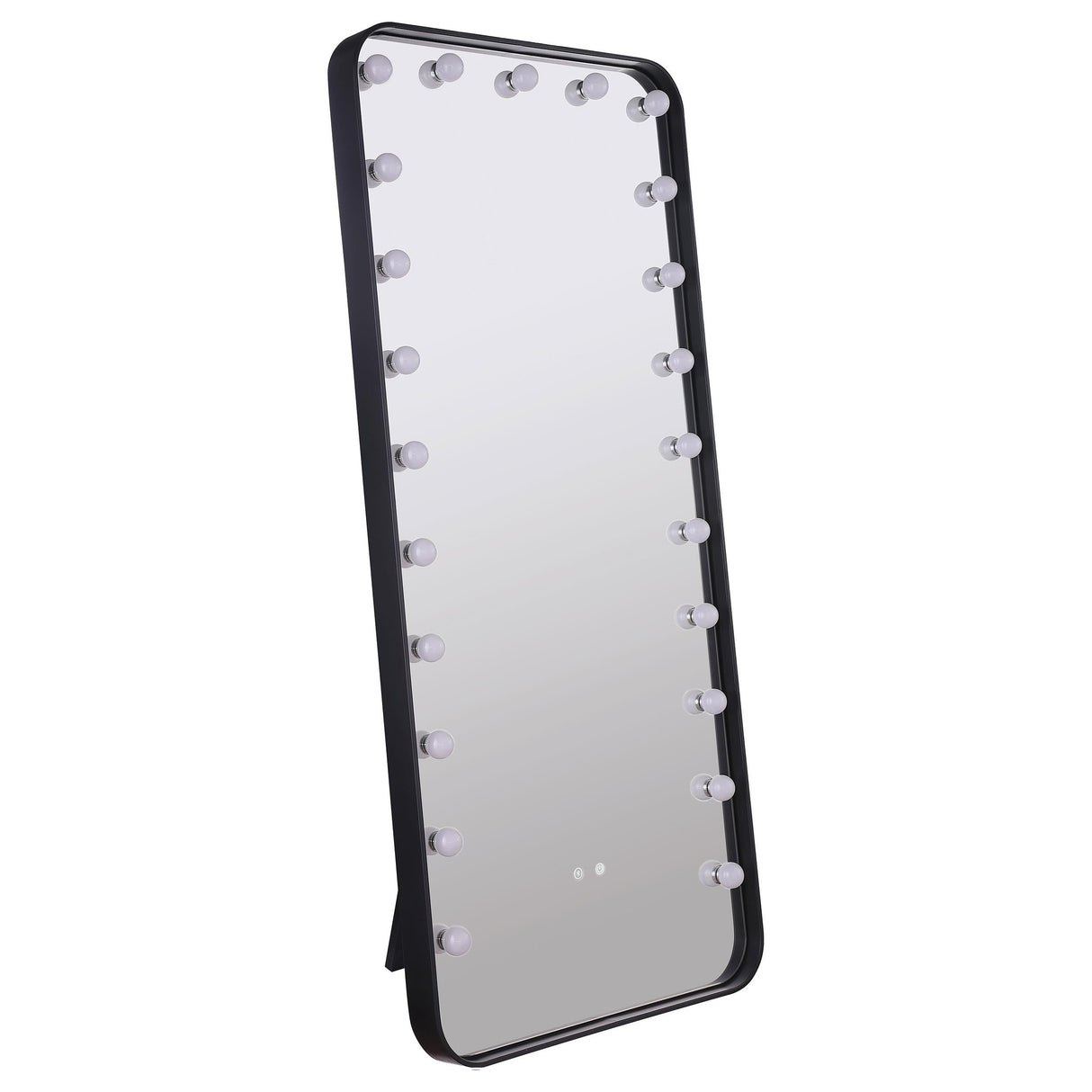 Canton Black LED Standing Mirror with Speakers by Coaster at Eve Furniture